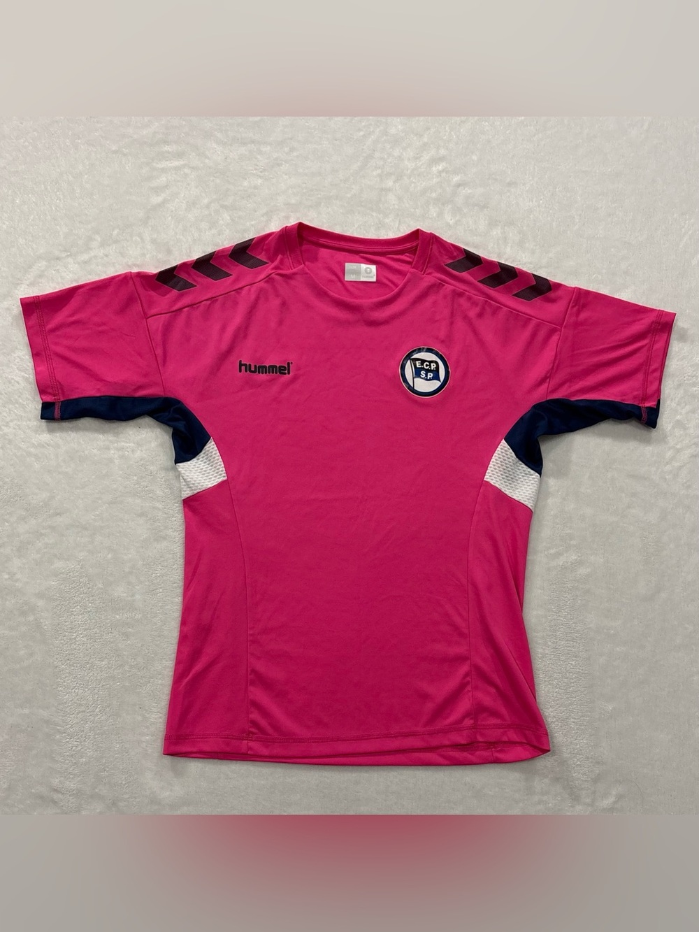 Hummel Esporte Clube Pinheiros ECP SP Pink Soccer Jersey Shirt Unisex Size M
